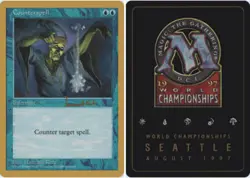 Counterspell - Janosch Kuhn - 1997 ~ Moderately Played World Championship B MTG - Image 1