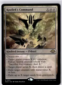 Kozilek's Command Modern Horizons 3 Regular NM R 0011 - Image 1