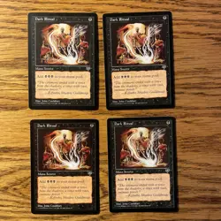 MTG: Mirage 4X Dark Ritual NM - Crisp - Magic The Gathering - Image 1