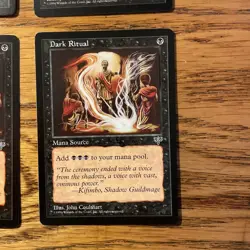 MTG: Mirage 4X Dark Ritual NM - Crisp - Magic The Gathering - Image 4
