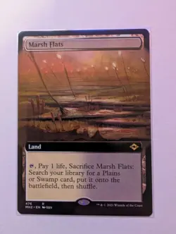 Marsh Flats (Extended Art) #476 (NM) Modern Horizons 2 MH2 Magic MTG - Image 1