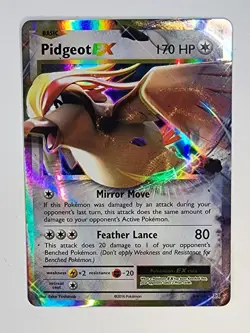Pokemon TCG Pidgeot EX 64/108 XY Evolutions Ultra Rare NM/MINT. - Image 1
