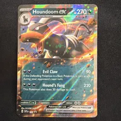 Pokemon TCG Houndoom EX 103 Scarlet & Violet Promo Holo Card - Image 1