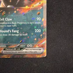 Pokemon TCG Houndoom EX 103 Scarlet & Violet Promo Holo Card - Image 5