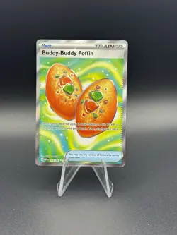 Buddy-Buddy Poffin - 167/132 Mega Evolution - Full Art Secret Rare Pokemon - NM - Image 1