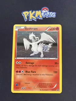Pokemon TCG Reshiram BW004 Black Star Promo Holo LP. - Image 1