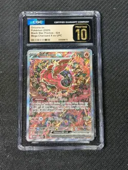 Pokemon Oricorio EX Full Art MEP 024 Mega Charizard EX UPC CGC 10 PRISTINE - Image 1