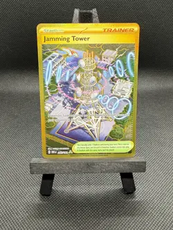Jamming Tower 243/182 Sv10: Destined Rivals Gold Hyper Rare Pokemon TCG - Image 1