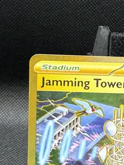 Jamming Tower 243/182 Sv10: Destined Rivals Gold Hyper Rare Pokemon TCG - Image 5