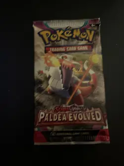 Heavy 22.92g Pokemon Sealed Paldea Evolved Booster Pack - Image 2
