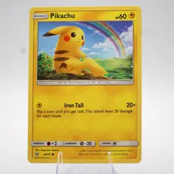 Pikachu | #28/73 | Regular | Common | Shining Legends | Pokemon | 2017 - Image 1