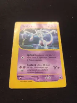 Carta Pokemon PSA MEWTWO 56/165 SET EXPEDITION ITA 2002 NON HOLO BGS Vintage Old - Image 3
