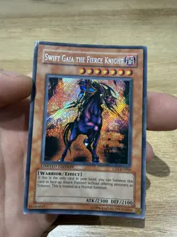 Yu-Gi-Oh! TCG Swift Gaia the Fierce Knight Secret Rare Limited Edition CT1-EN004 - Image 1