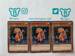 3 Armed Dragon LV3,PLAYSET,SGX1,1st E,Speed Duel,Common,Yugioh,Barngey's,Singles - Image 1