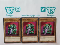 3 Ojama Green,PLAYSET,SGX1,1st Editio,Speed Duel,Common,Yugioh,Barngey's,Singles - Image 1