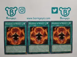 3 Branded in White,PLAYSET,SDAZ,1st Edition,Common,Yugioh,Barngey's,Singles - Image 1