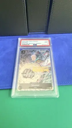 2023 ONE PIECE PROMOS PARAMOUNT WAR PRE-RELEASE-WINNER #025 SMOKER PSA 9 - Image 3