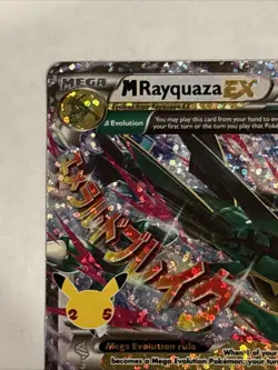 Pokemon TCG M Rayquaza EX Celebrations Classic Collection Holo Ultra Card 76/108 - Image 2