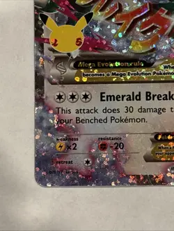 Pokemon TCG M Rayquaza EX Celebrations Classic Collection Holo Ultra Card 76/108 - Image 5