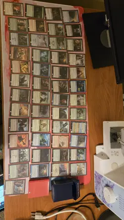 Magic The Gathering MTG Cards With Sleeves And Deck Box - Image 1