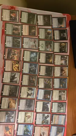 Magic The Gathering MTG Cards With Sleeves And Deck Box - Image 3