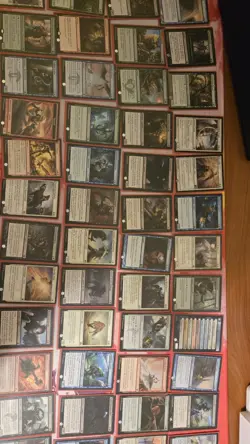 Magic The Gathering MTG Cards With Sleeves And Deck Box - Image 5