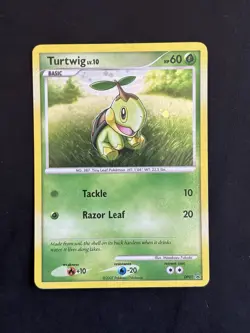Turtwig DP01 Diamond and Pearl Promo Pokemon Card Holo - Image 1