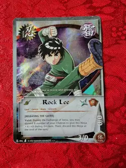 Naruto Collectible Card Game: Rock Lee 094 Holo 1st Edition - Image 1