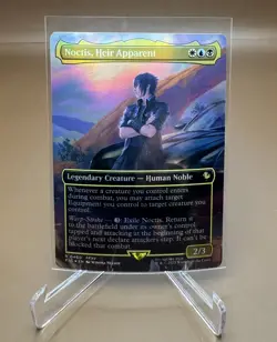 MTG Final Fantasy - Noctis, Heir Apparent Foil #460 R 0460 NM FIC - Image 2