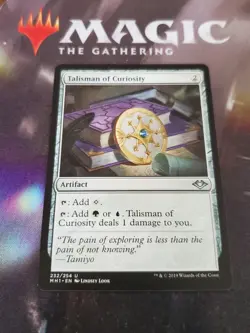 MTG. Talisman of Curiosity. Modern Horizons 232/254. Nm - Image 1