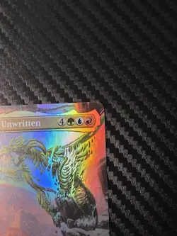 MTG Ureni of the Unwritten (Borderless) Commander: Tarkir: Dragonstorm Foil TCG - Image 3