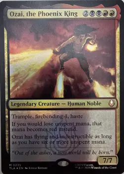 MTG Rise Of The Fire Nation- Ozai, The Phoenix King Commander Deck EDH - Image 1