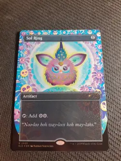 MTG Sol Ring (Confetti Foil) Secret Lair x Furby 2330 NM - Image 1