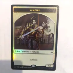 Vampire Token / Treasure Token FOIL (flip card) | NM | FNM Promo MTG - Image 1