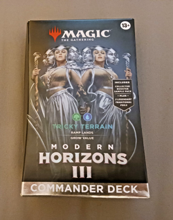 Magic the Gathering MTG - Modern Horizons 3 MH3 - Tricky Terrain Commander Deck - Image 1