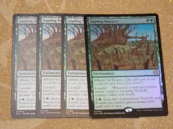 MTG Sapling Nursery x4 Rare Lorwyn Eclipsed FOIL x1 NM Low S&H - Image 1