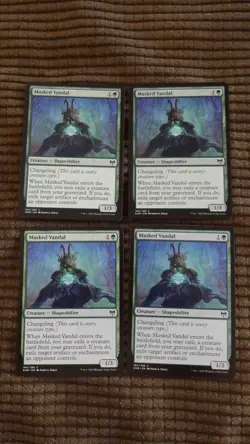 Magic: the Gathering / MtG Masked Vandal x4 Kaldheim - Image 1
