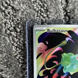 Pokemon TCG Bulbasaur 133/132 Mega Evolution Stamped Holo Illustration Rare - Image 4