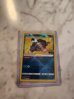 Pokemon TCG Radiant Blastoise Pokemon GO 018/078 Holo Radiant Rare - Image 1