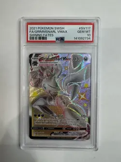 Pokemon TCG Grimmsnarl VMAX Holo Shiny Rare Shining Fates SV117 SV122 PSA 10 - Image 1