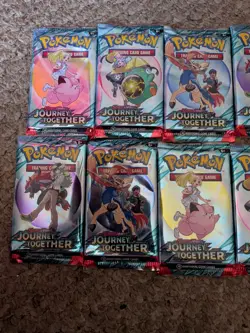 Pokemon Journey Together Booster Packs Lot Of 10 - Image 2