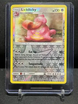 Lickilicky 153/214 Reverse Holo Rare Pokemon 2019 SM Unbroken Bonds LP - Image 1