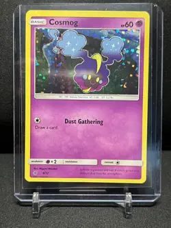 Cosmog 6/12 Holo Bleed Error Pokemon 2016 McDonald's Promo MP - Image 1