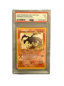 2002 Pokemon Neo Destiny #107 Shining Charizard PSA Excellent Mint 5 - Image 1