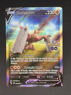 Pokemon TCG - Conkeldurr V (Alternate Full Art) 074/078 - Pokemon GO - Image 1