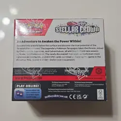Pokemon Stellar Crown Booster Box - Scarlet & Violet TCG New Sealed Tight Wrap - Image 3