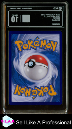 GENGAR POKEMON TCG 307 2025 GEM PACK VOLUME 3 HOLO S. CHINESE PCG 10 - Image 2