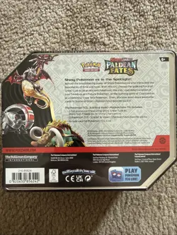 Pokemon TCG Scarlet Violet Paldean Fates Charizard EX Tin Sealed - Image 3