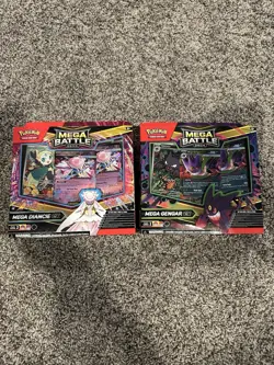Pokemon Mega Battle Deck Set Of 2 - Mega Gengar EX And Mega Diancie EX (SEALED) - Image 1