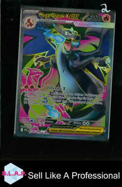 MEGA-GLURAK X EX POKEMON 2025 109 PFL NM DE - Image 1